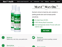 Tablet Screenshot of man1health.com